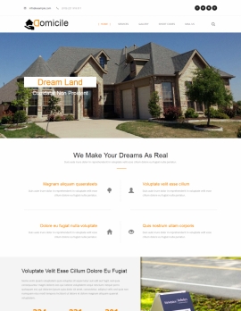 Domicile a Real Estate Responsive Website Template