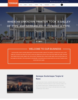 Website dự án Terrain